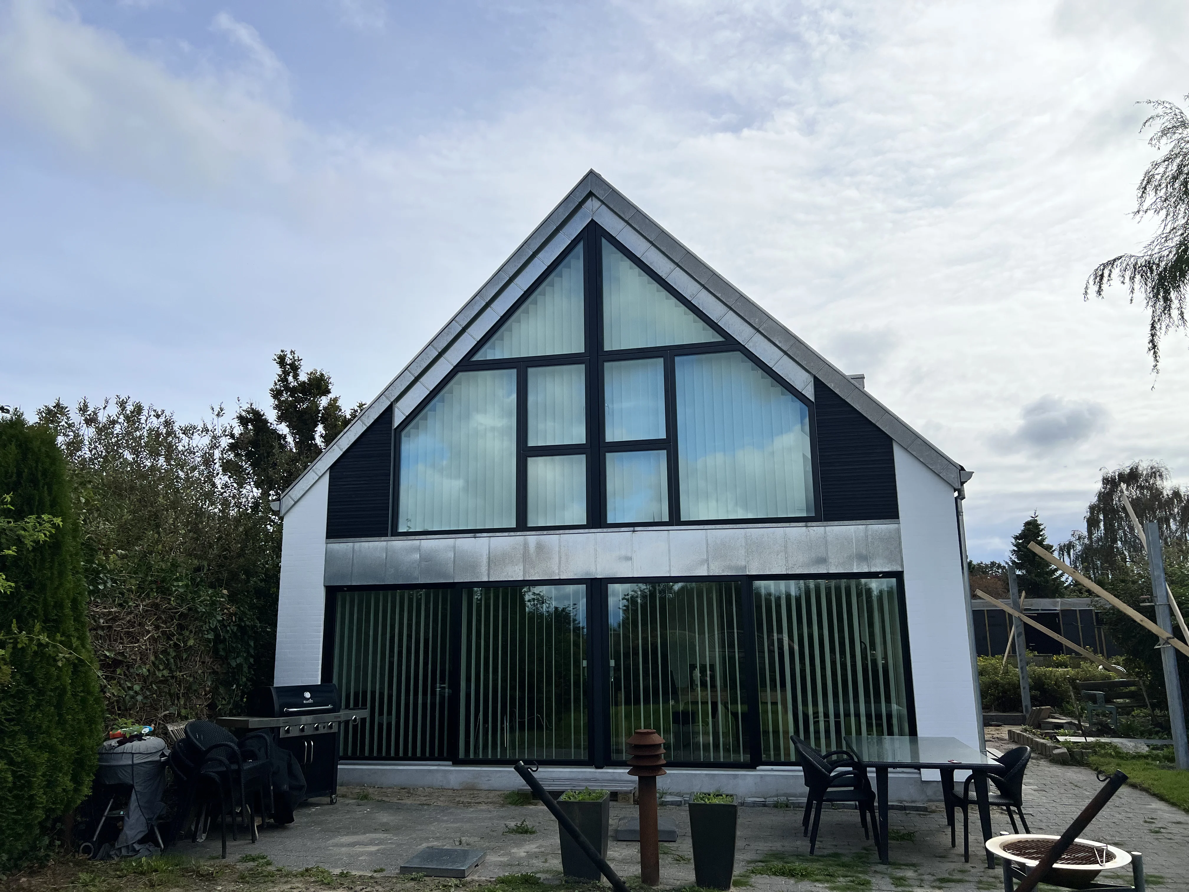 Terrassearbejde ved ombygning, Hasseris — Yderskov Arkitekter