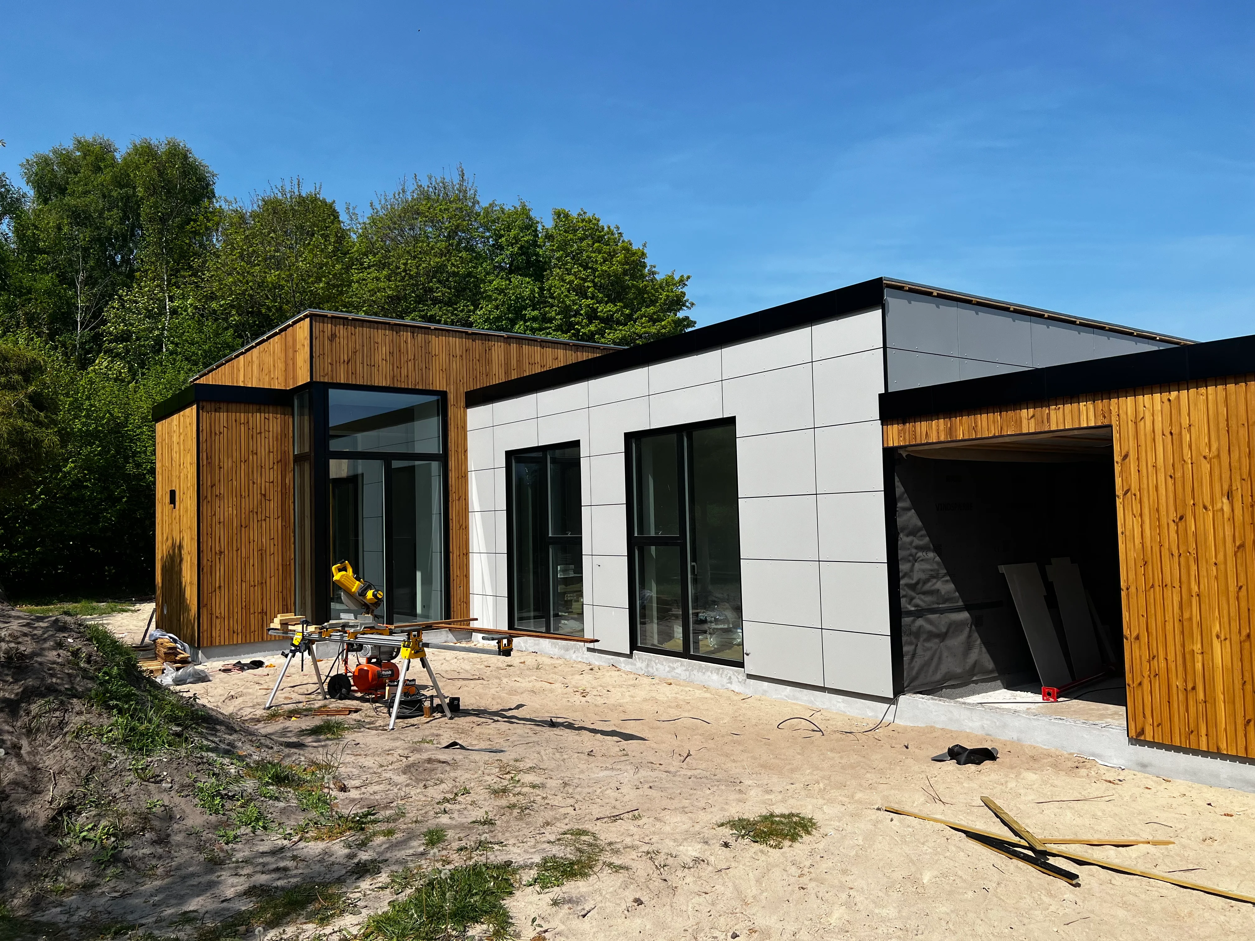 Forside på funkisvilla i Sæby — Yderskov Arkitekter