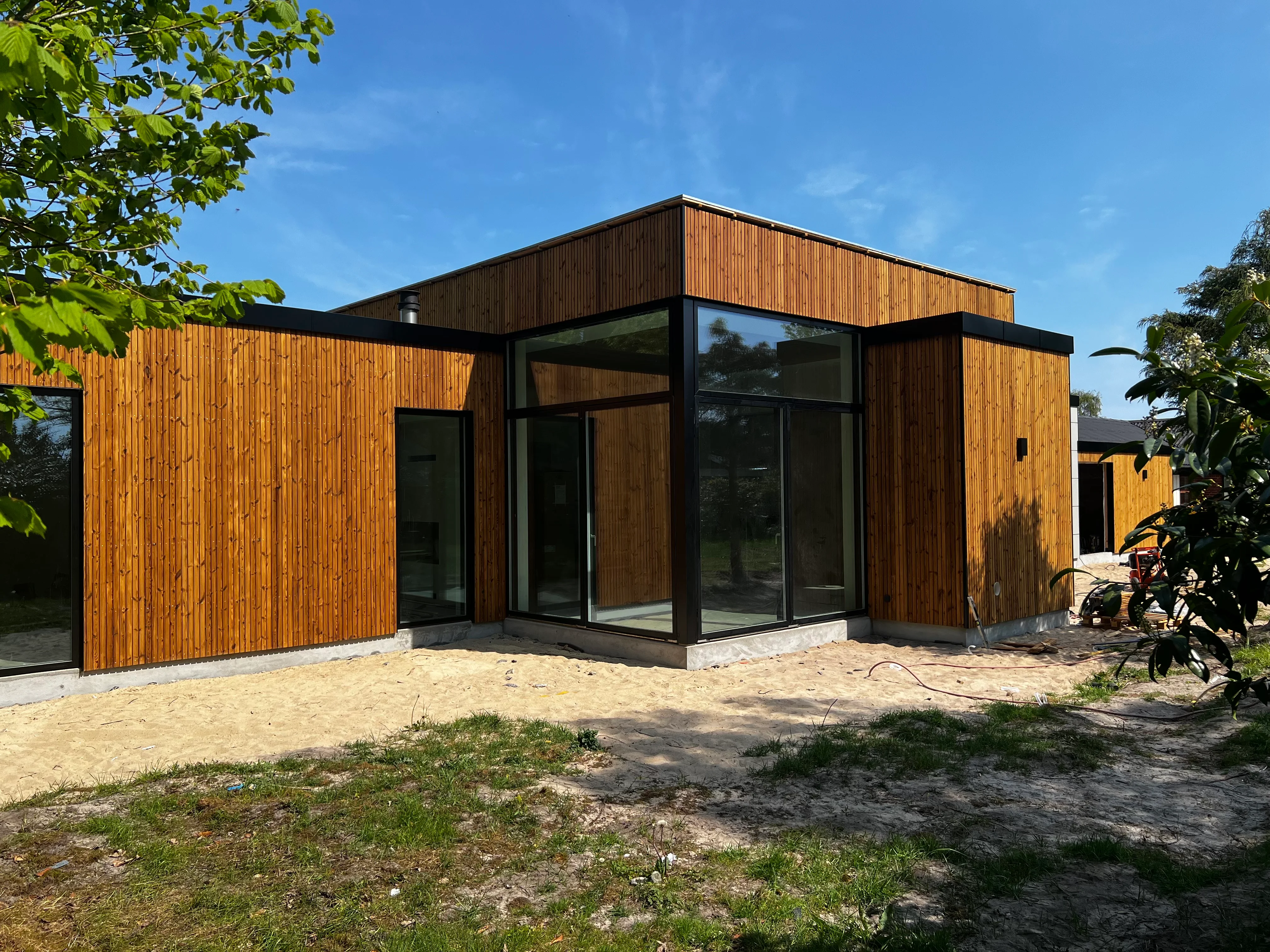 Haveside på funkisvilla i Sæby — Yderskov Arkitekter