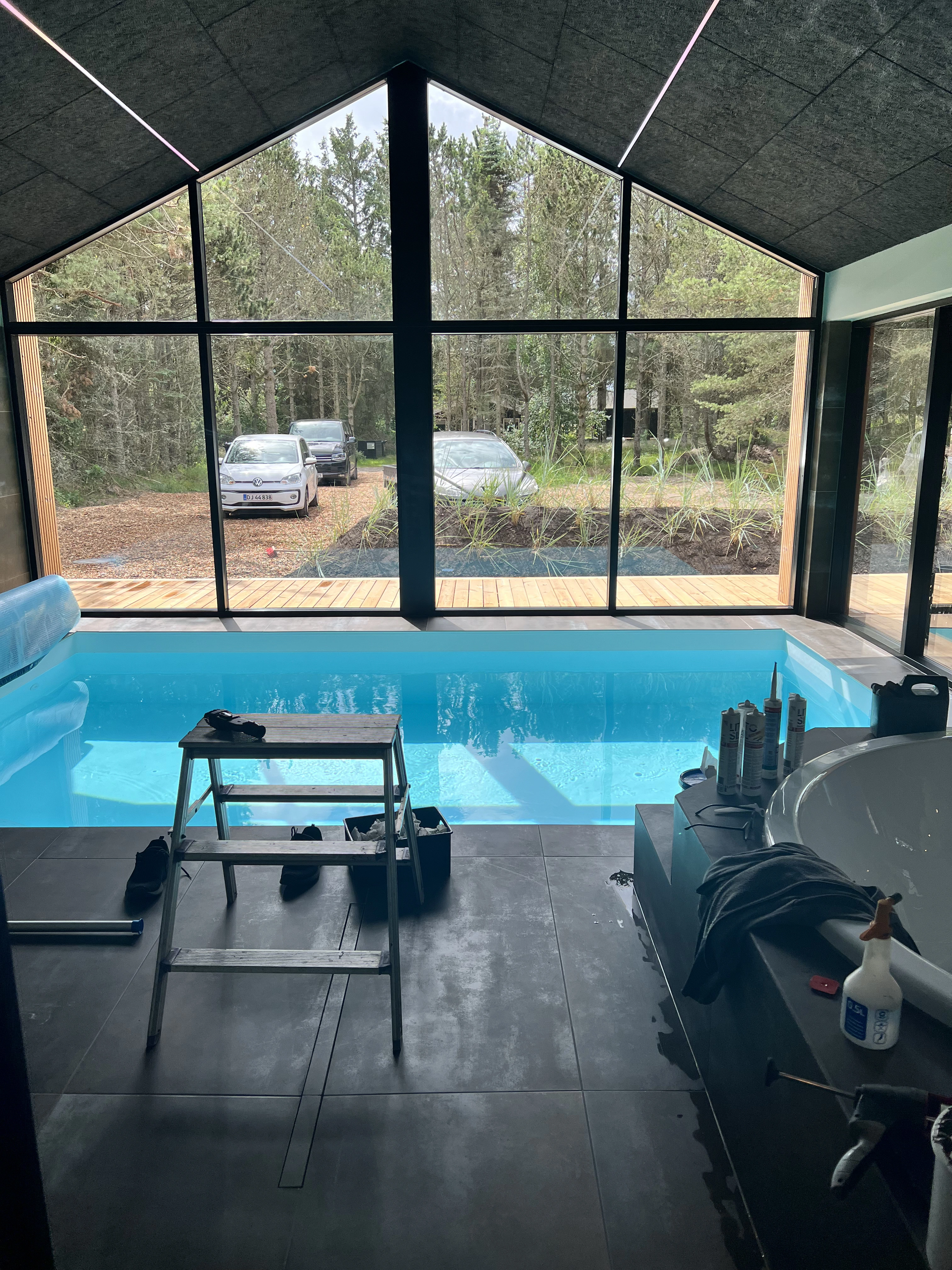 Indendørs pool i sommerhus, Ålbæk — Yderskov Arkitekter