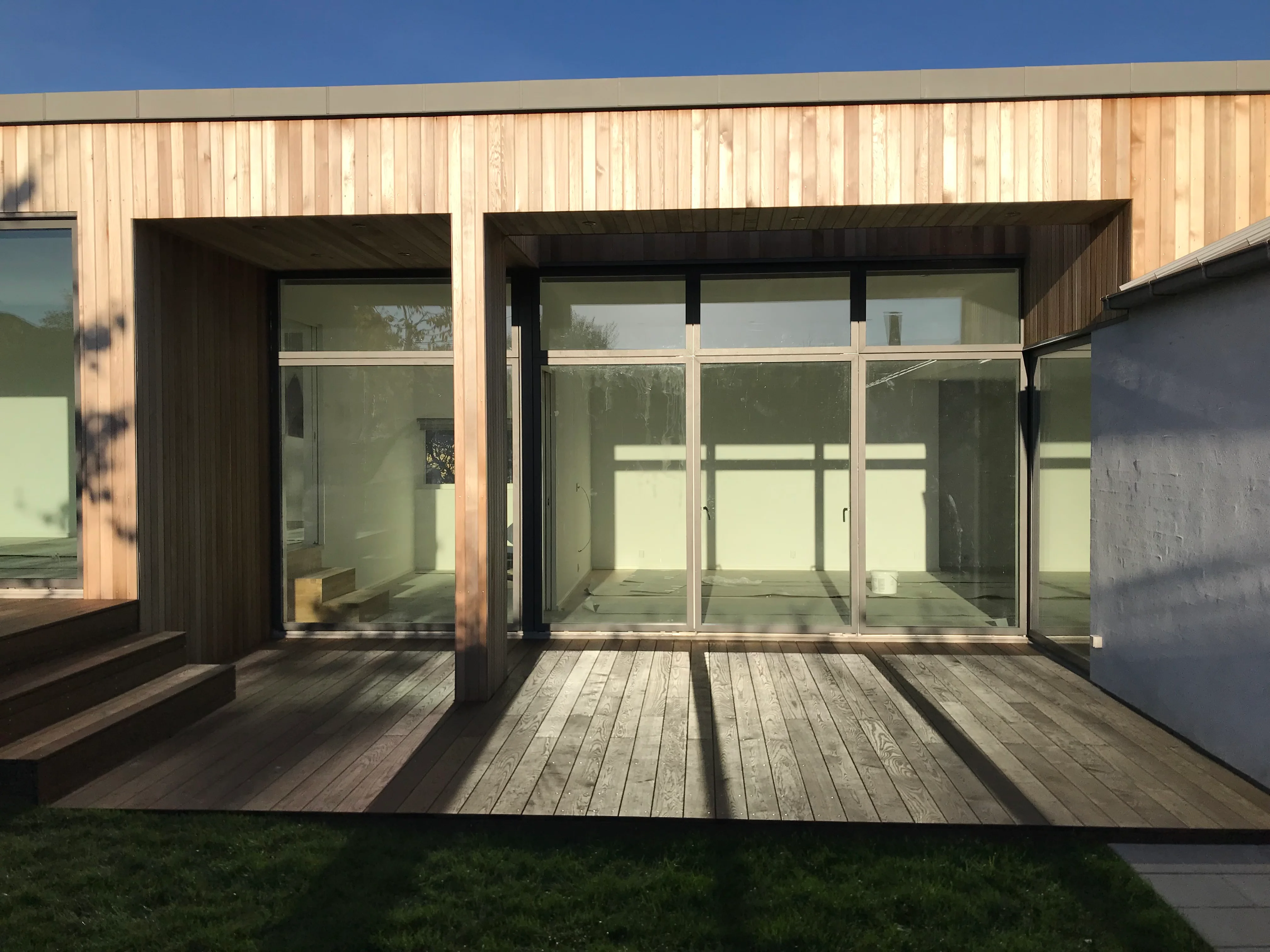 Terrasse ved tilbygning i Aalborg — Yderskov Arkitekter