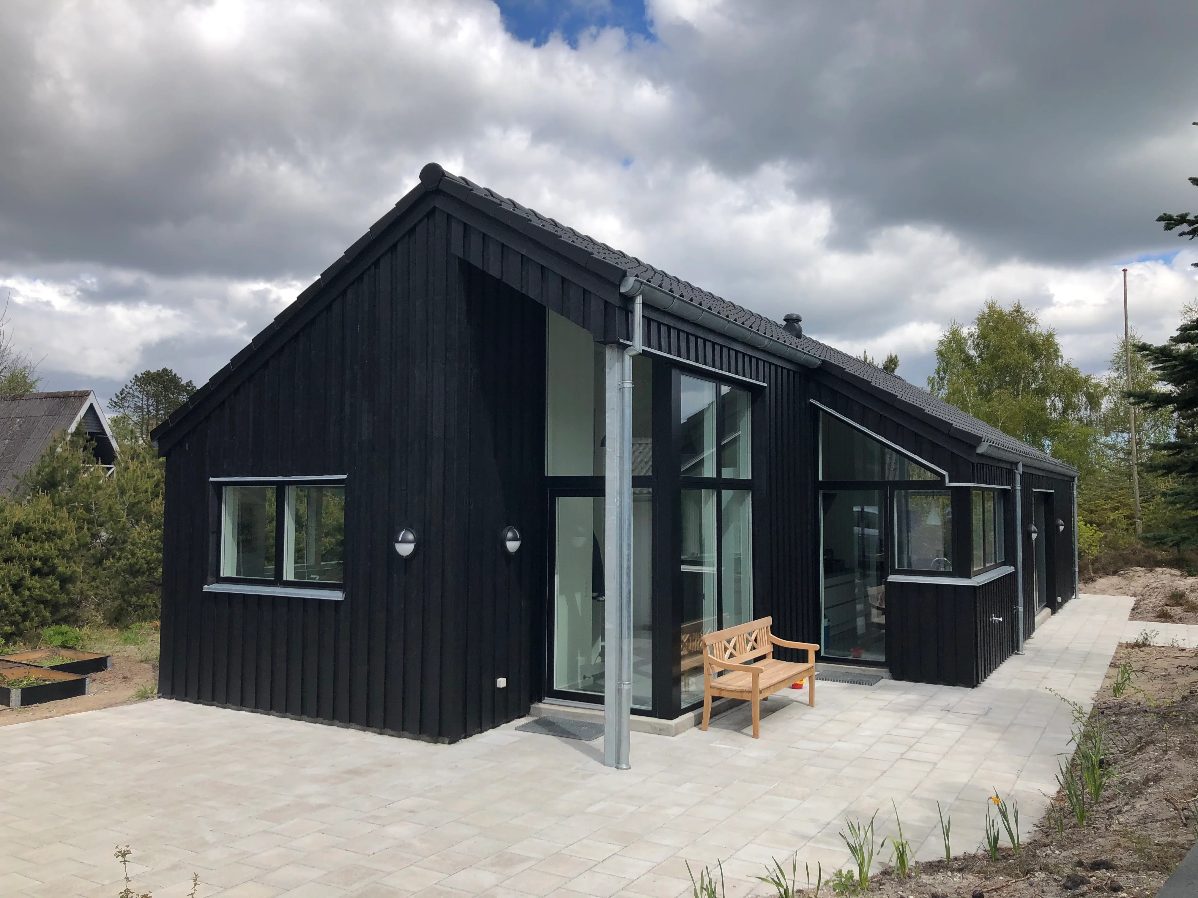 Indgang til sommerhus i Hals — Yderskov Arkitekter